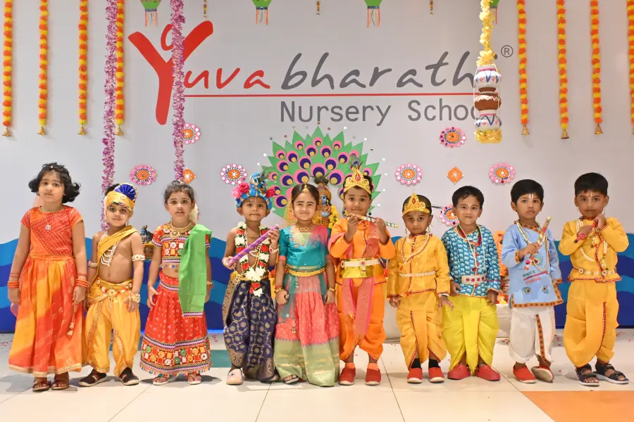 krishna janmashtami 2024 image - Yuvabharathi Nursery